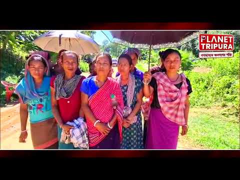 সাব্রুমের কানালবাড়ি: পাহাড়ি নোংরা জলই জনজাতিদের একমাত্র পানীয় জল! #TripuraNews #sabroom