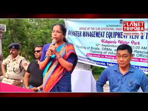 প্রাকৃতিক দুর্যোগ মোকাবেলার মহড়া অনুষ্ঠিত কলাছড়ার  কালাপানিয়া পার্কে | Planet Tripura News