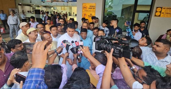 আহত বিজেপি সাংসদ