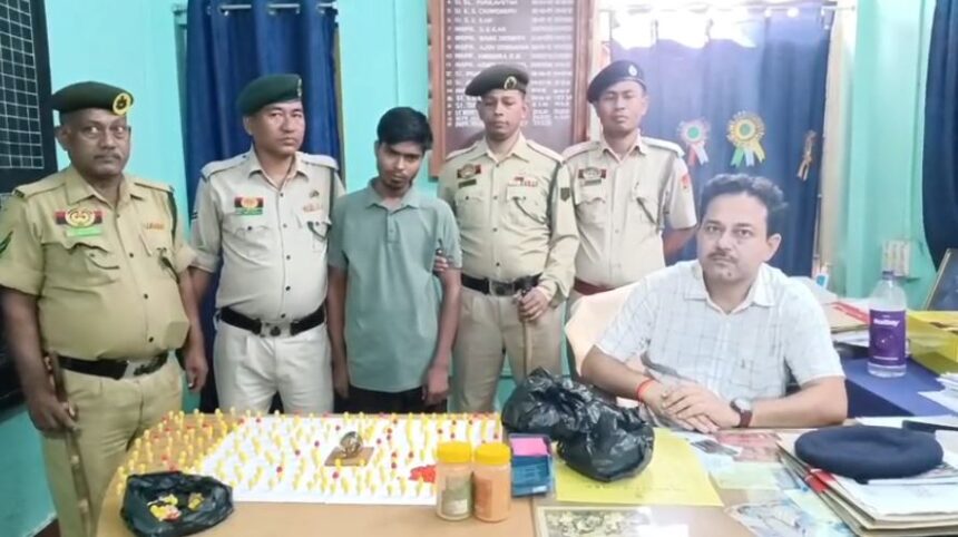 ব্রাউন সুগার ও ইয়াবা সহ এক যুবক গ্রেফতার